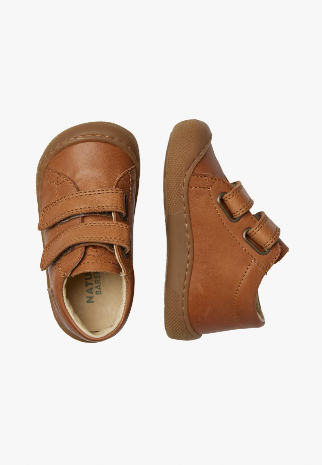 NATURINO AMUR VLBarfußschuhe aus Leder, Cognac