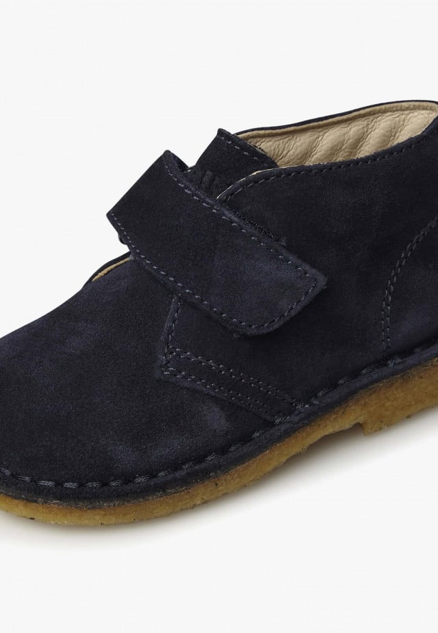NATURINO CHOCODesert Boots aus Veloursleder, Blau