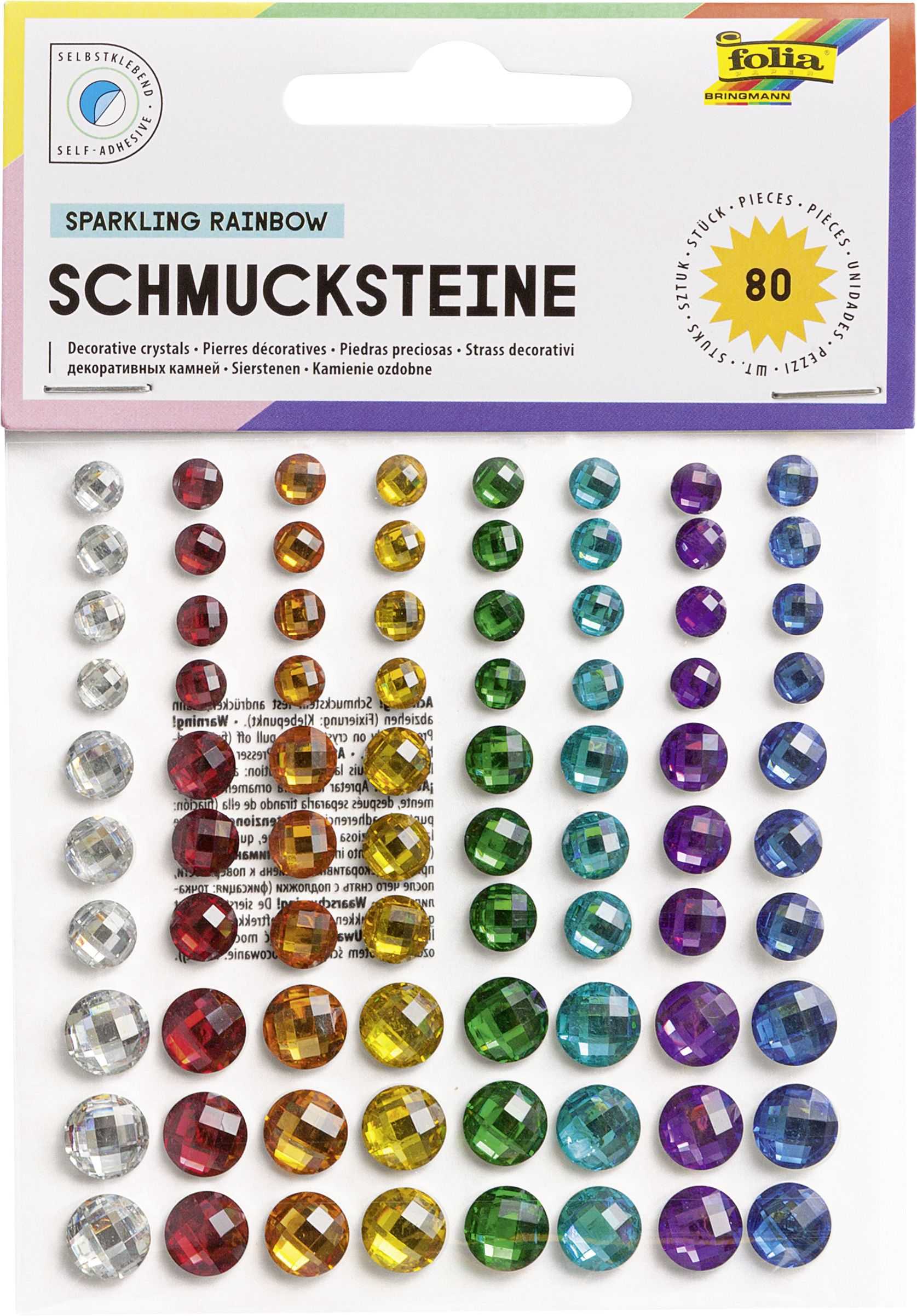 folia Schmucksteine Rainbow 1 Pack