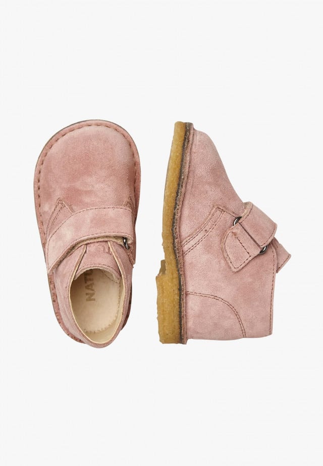 NATURINO CHOCODesert Boots aus Veloursleder, Rosa