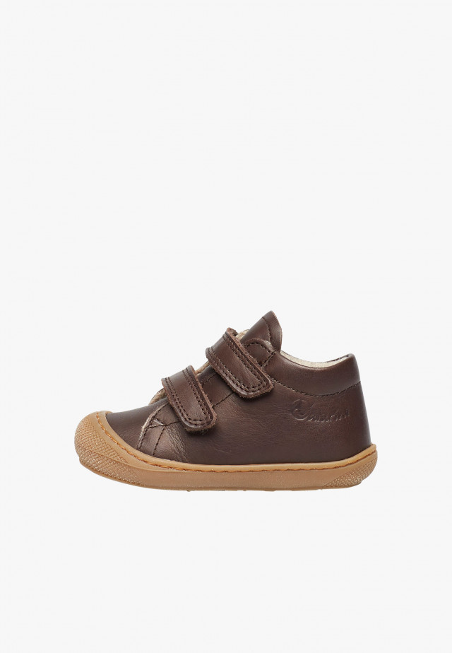 NATURINO COCOON VLLauflernschuhe aus Nappaleder mit Wollfutter, Nussbraun