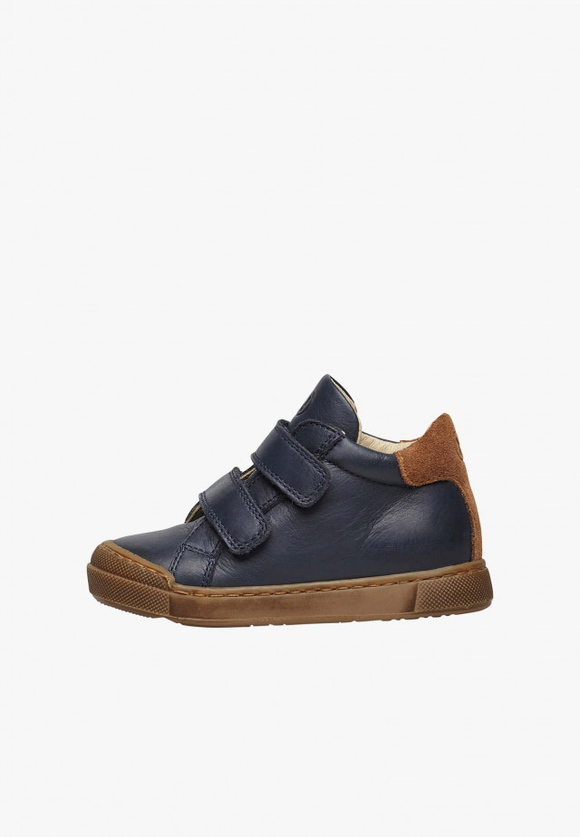 NATURINO LOVAN VLSneakers aus Leder und Veloursleder, Marineblau
