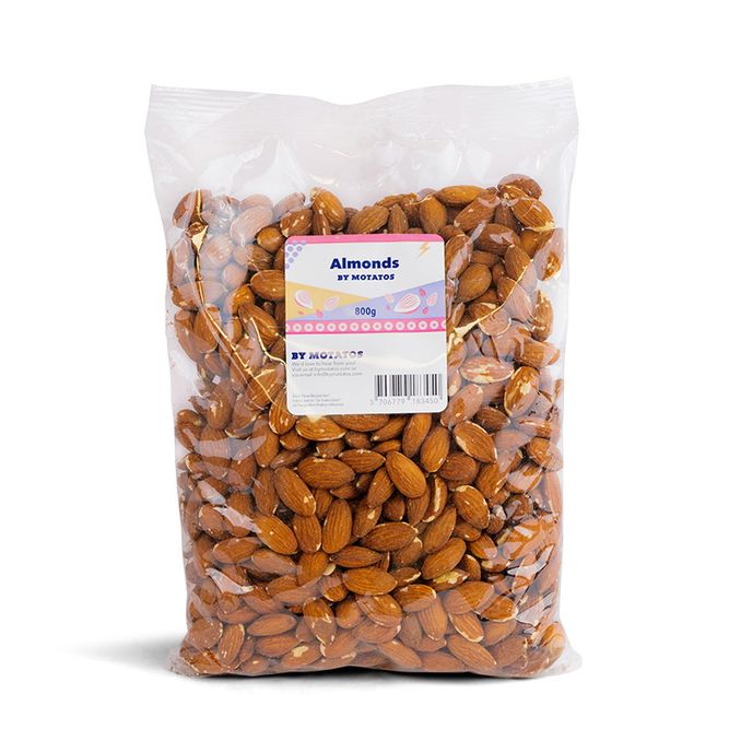 Mandeln (Großpackung), 800g von By Motatos