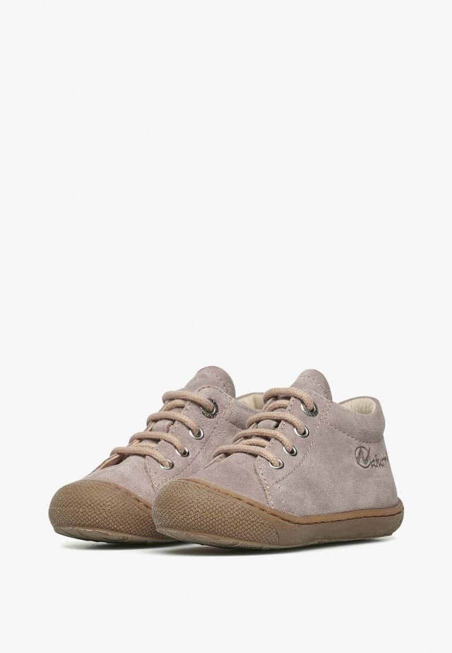 NATURINO COCOONLauflernschuhe aus Veloursleder, Altrosa