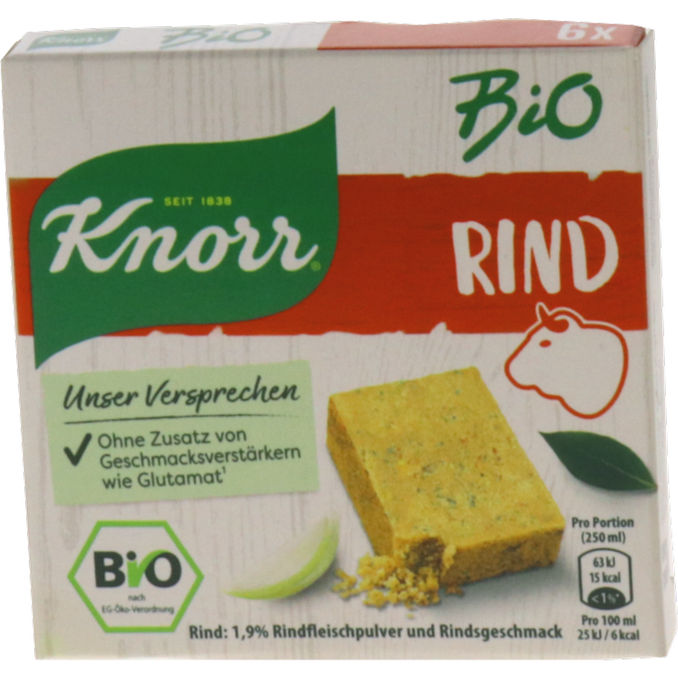 BIO Bouillon Rind, 60g von Knorr