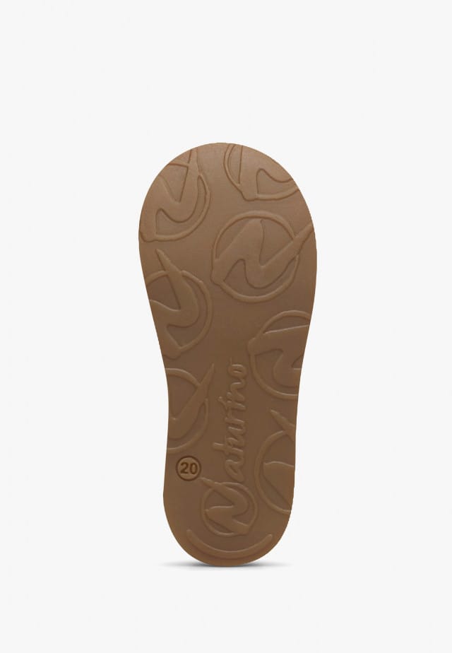 NATURINO COCOON ZIPLauflernschuhe aus Veloursleder mit Reißverschluss, Blau