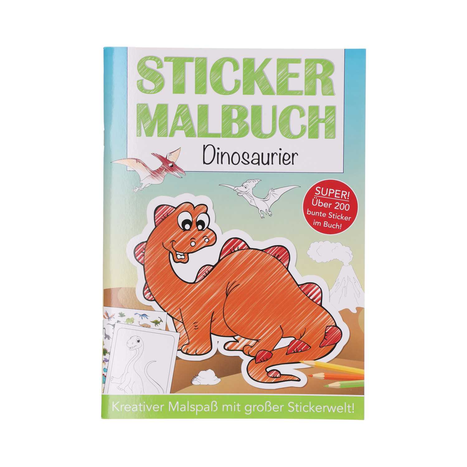 Malbuch mit Sticker, 64Seiten