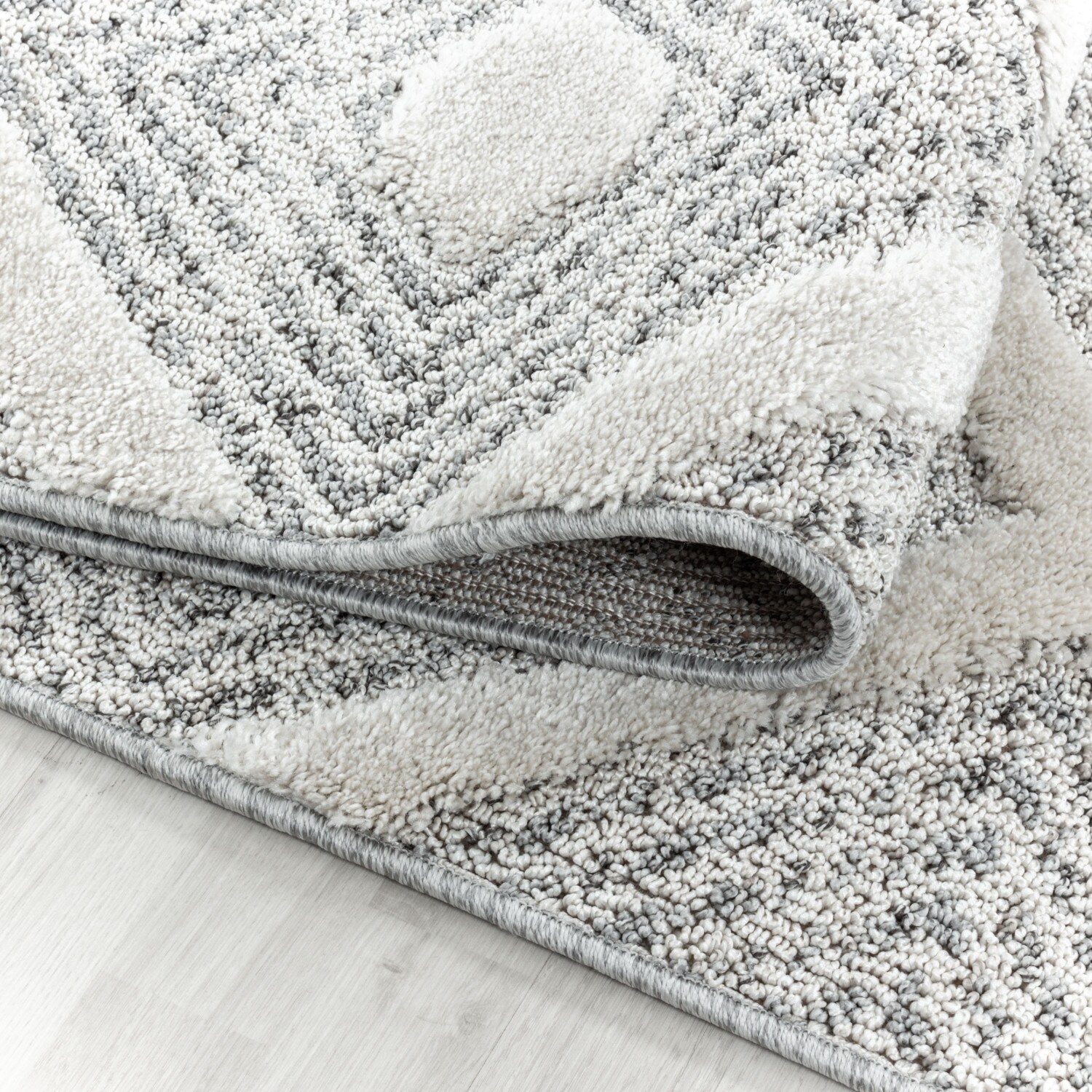 Modern Designer Elegante Teppich, Hoch-Tief Effekt 3D Boho Teppich, Pflegeleicht
