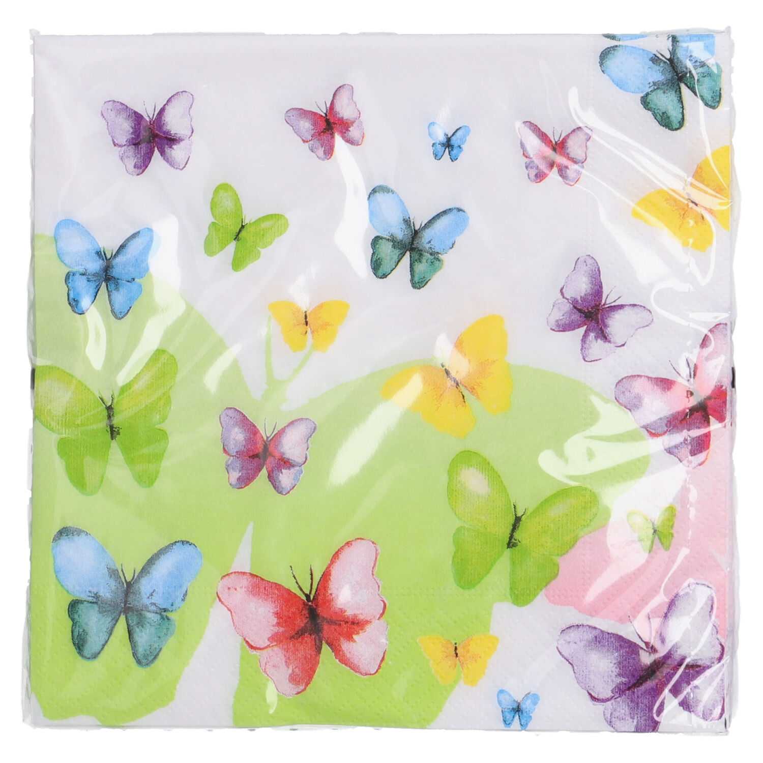 Servietten 20er 33x33cm Schmetterlinge