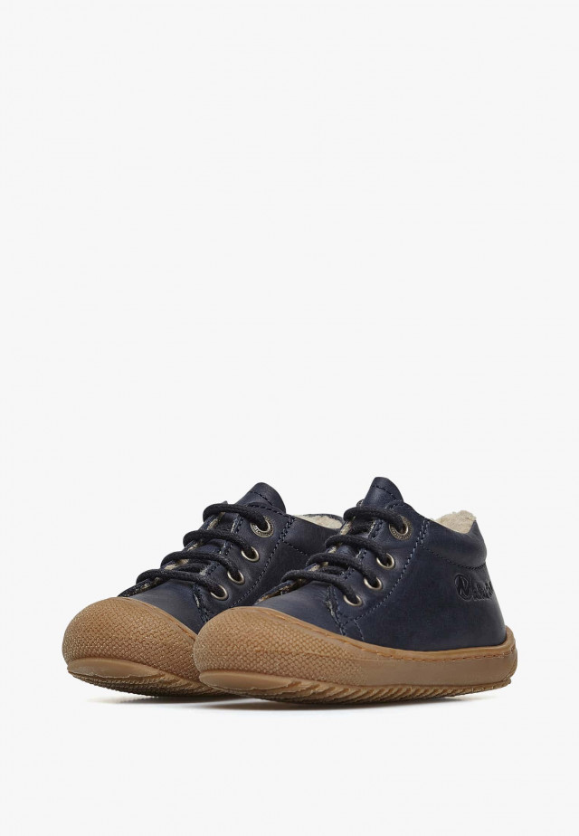 NATURINO RACOONLauflernschuhe mit Wollfutter, Blau
