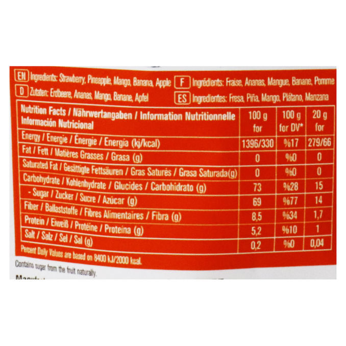 Fruit Mix Fruchtchips, 20g von Pol's Freeze Fresh