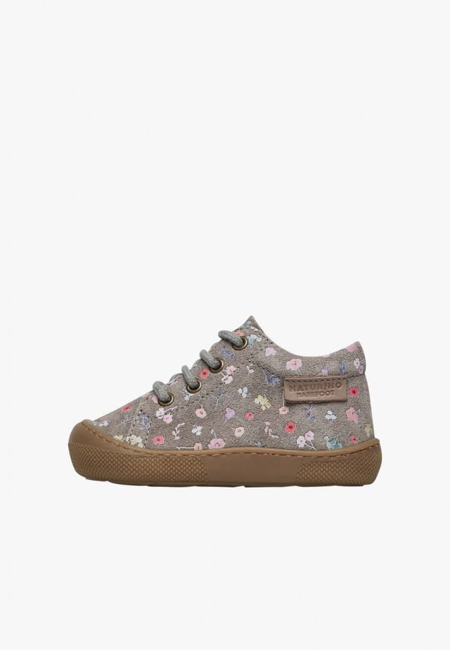 NATURINO AMURBarfußschuhe aus Veloursleder, Grau