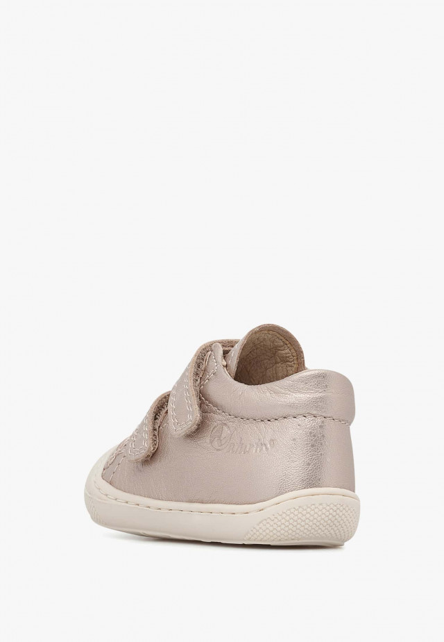 NATURINO COCOON VLLauflernschuhe aus laminiertem Leder, laminiert Rosa