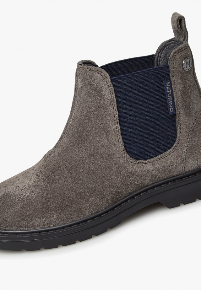 NATURINO PICCADILLYChelsea-Boots aus Veloursleder, Grau