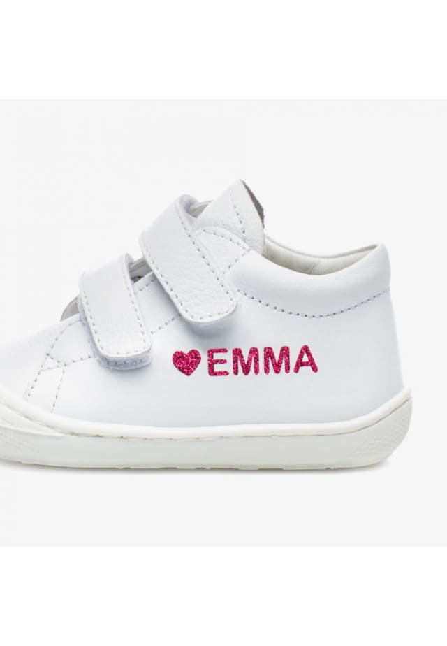 NATURINO TWINS BABY VLLauflernschuhe aus Leder, Weiß