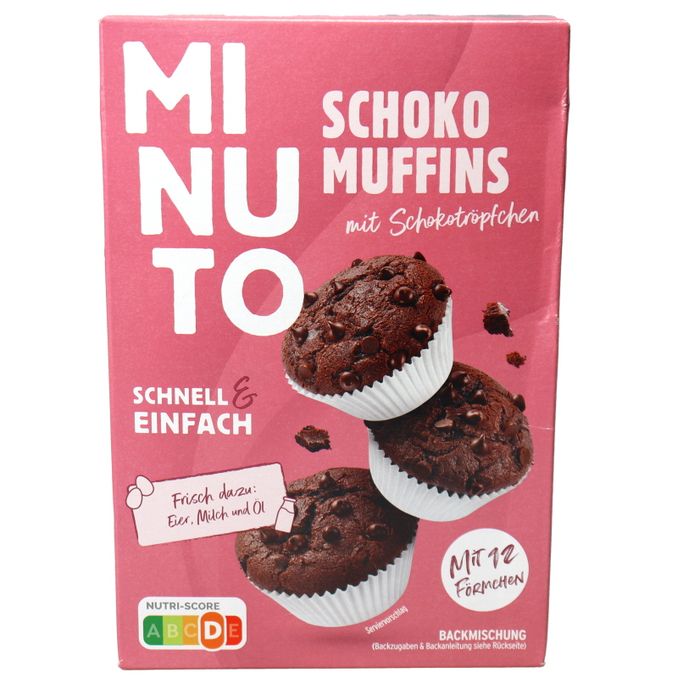 Schoko Muffins, 335g von Minuto