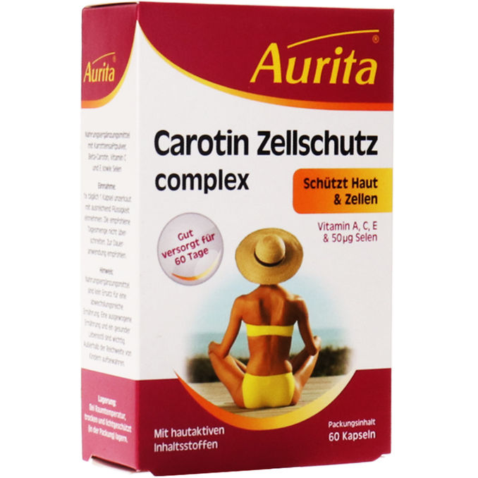 Carotin Zellschutz Complex (60 Kapseln), 23,4g von Aurita