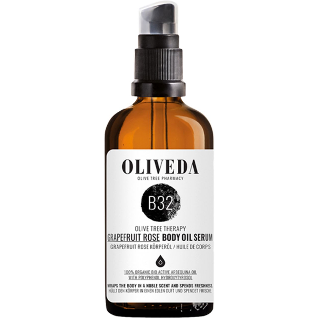 Oliveda, Körperöl Grapefruit Rose Harmonizing
