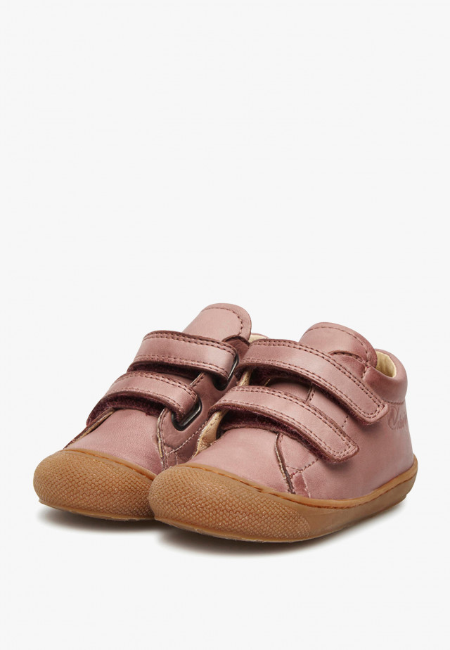 NATURINO COCOON VLLauflernschuhe aus Nappaleder, Altrosa
