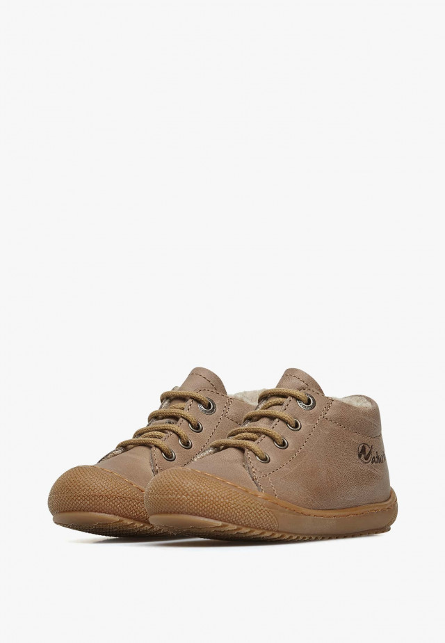 NATURINO RACOONLauflernschuhe mit Wollfutter, Braun
