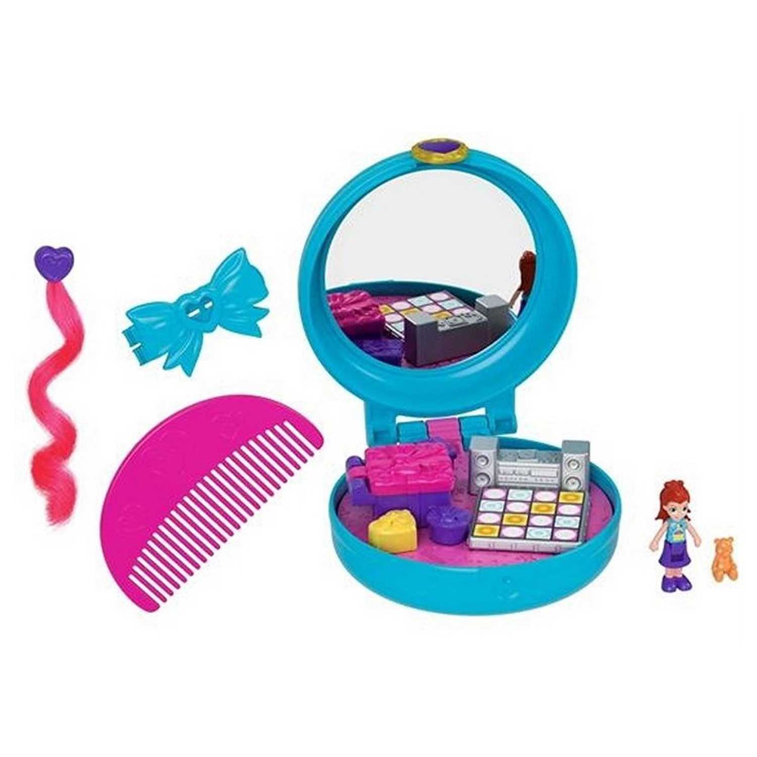 Polly Pocket Schatulle *Clip&Comb* sortiert