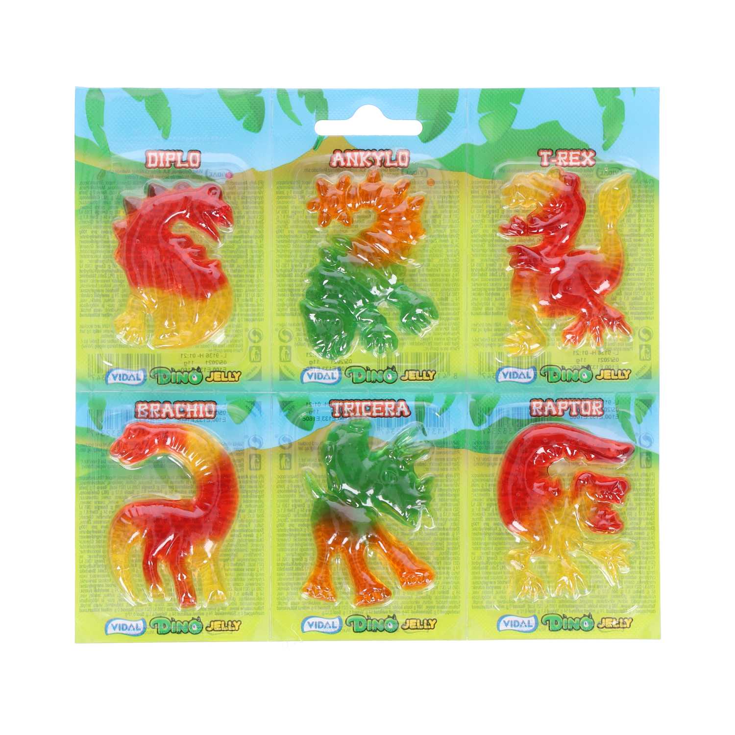 Dino Jelly Fruchtgummi 6er 66g
