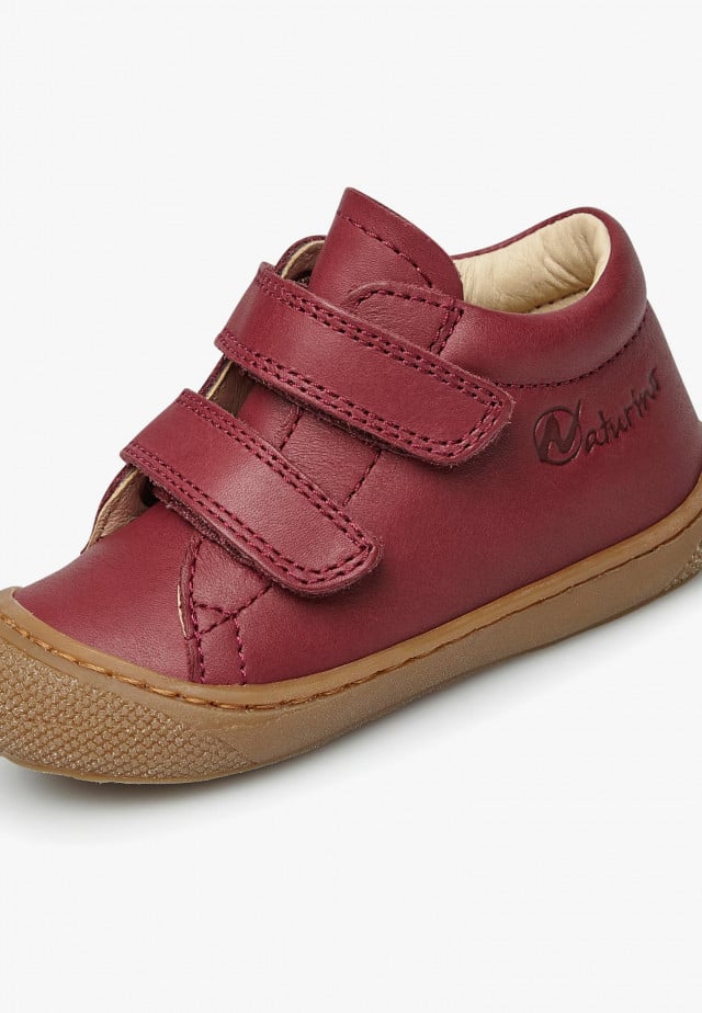 NATURINO COCOON VLLauflernschuhe aus Nappaleder, Rot-Braun