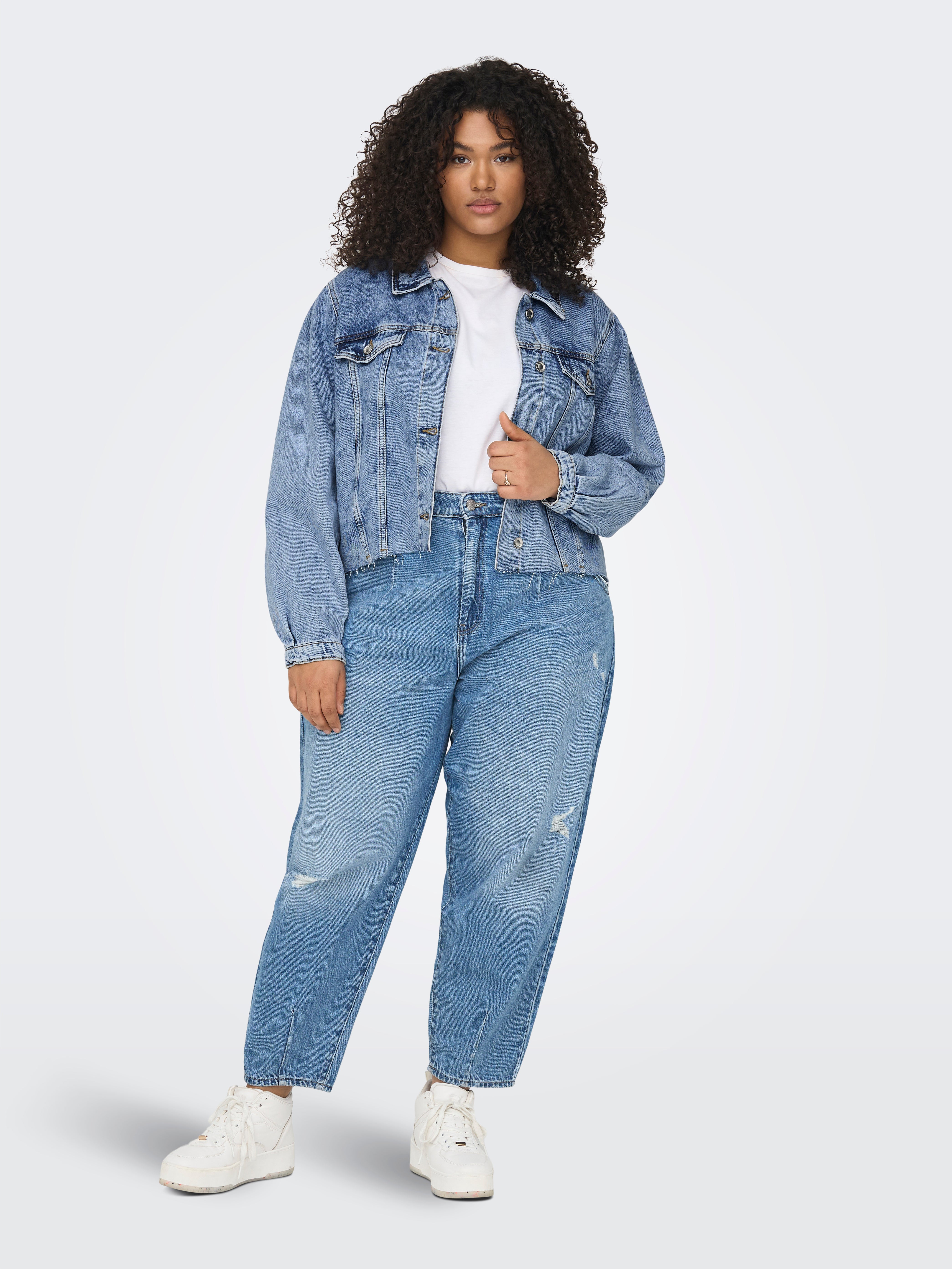 CARCAJSA Jeansjacke Light Medium Blue Denim