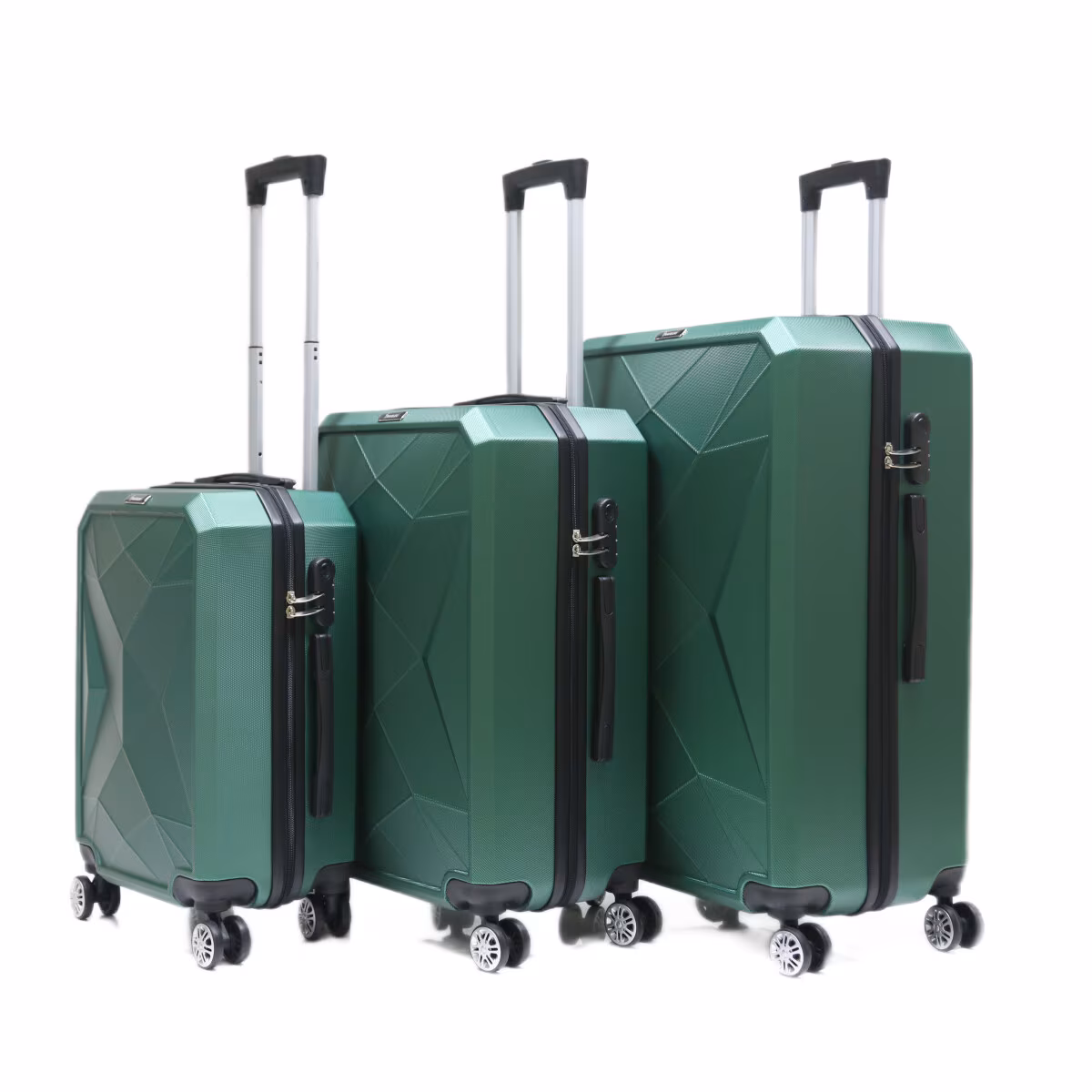 Reisekoffer ABS-03 Koffer 3-teilig Hartschale Trolley Set Kofferset Ha