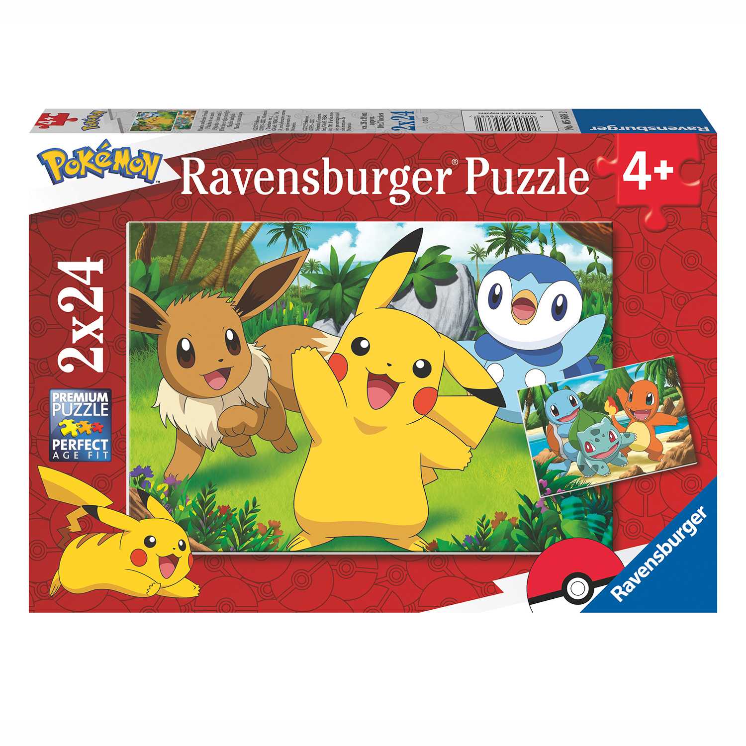 Pokemon Puzzle Ravensb. 2x24 Teile