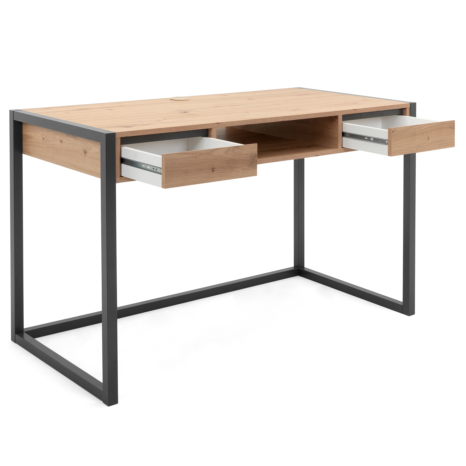 Schreibtisch DENVER - Artisan Eiche-anthrazit - 120 cm