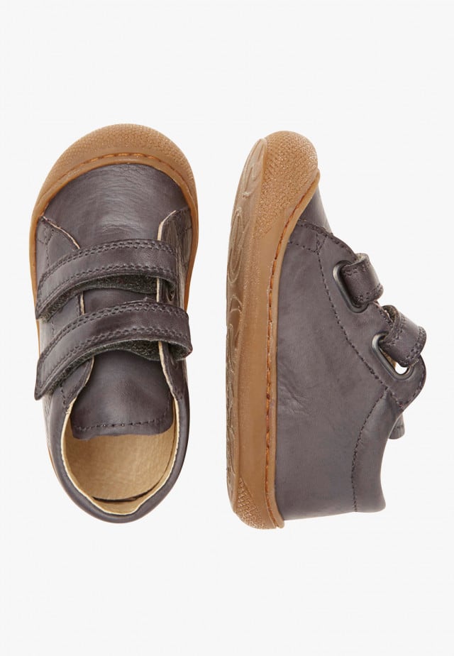 NATURINO COCOON VLLauflernschuhe aus Nappaleder, Anthrazit