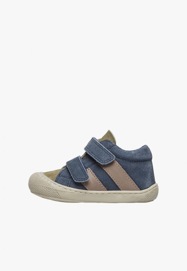 NATURINO MACKS VLLauflernschuhe aus Leder und Veloursleder, Blau