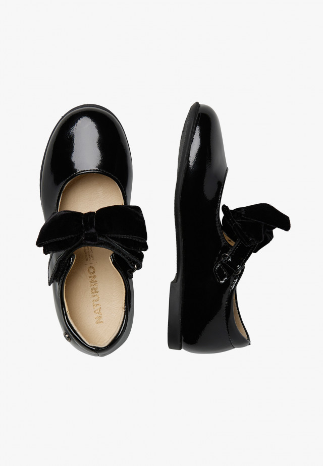 NATURINO SIELLEBallerinas aus Lackleder, Schwarz