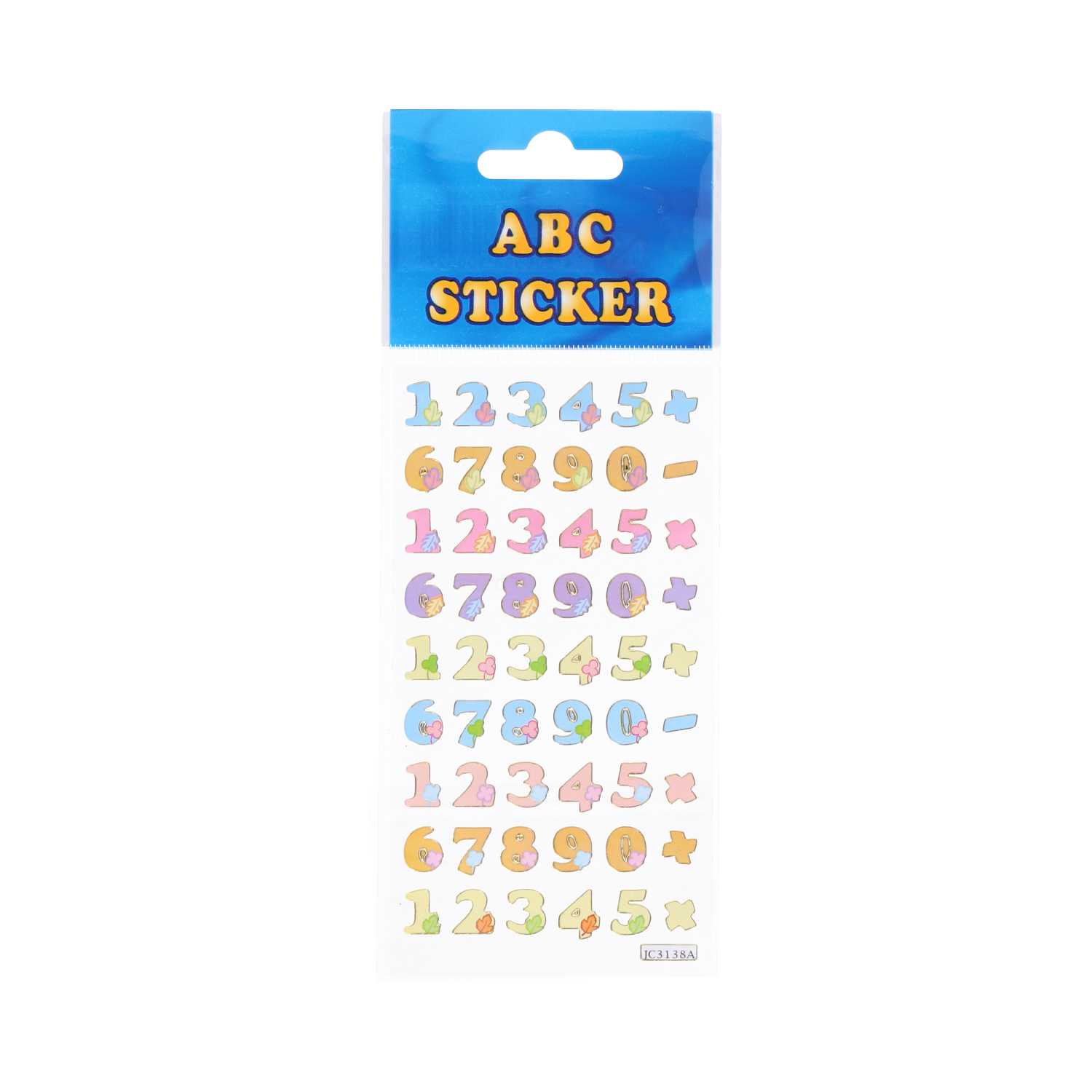 ABC-Sticker Buchstaben & Zahlen
