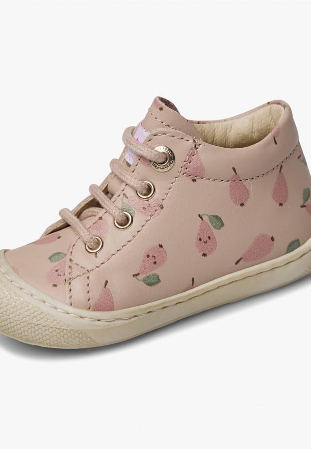 NATURINO COCOONLauflernschuhe aus Leder, Puderrosa