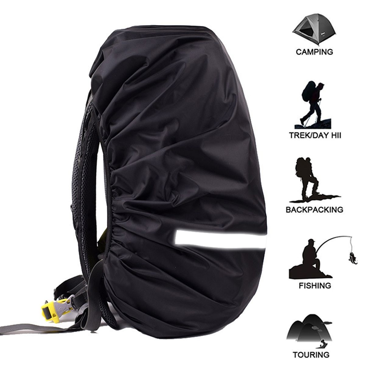 Regenabdeckung Regenschutz Regenhülle für Rucksack Schulranzen Raincover Überzug
