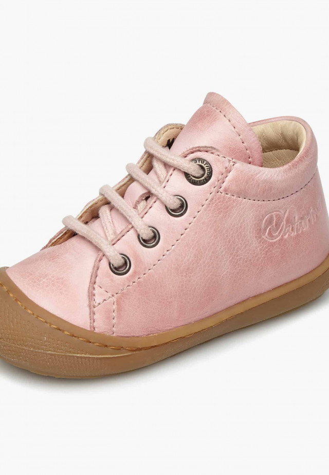 NATURINO COCOONLauflernschuhe aus Nappaleder, Hellrosa
