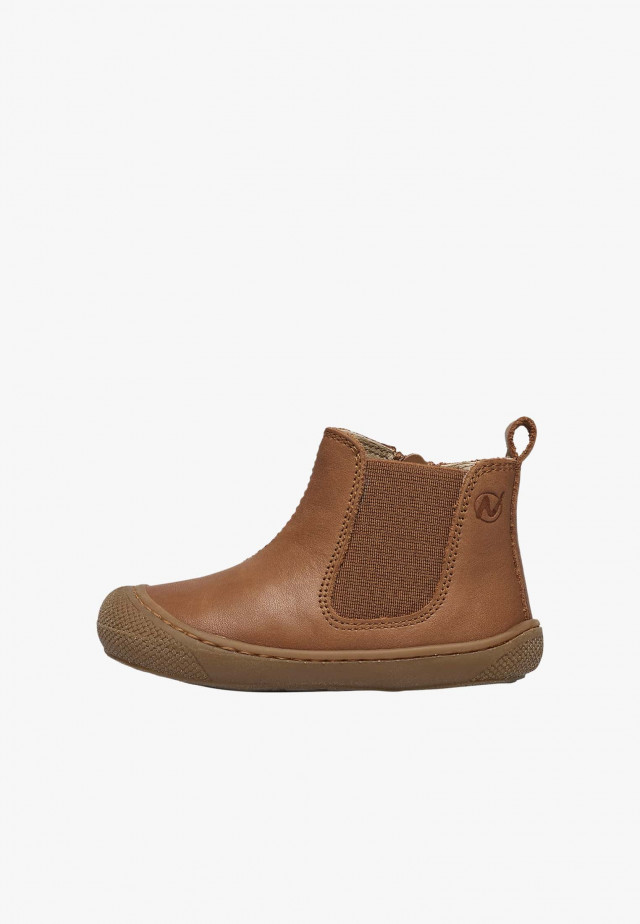 NATURINO SALLYLauflernschuhe im Chelsea-Boot-Stil, Cognac