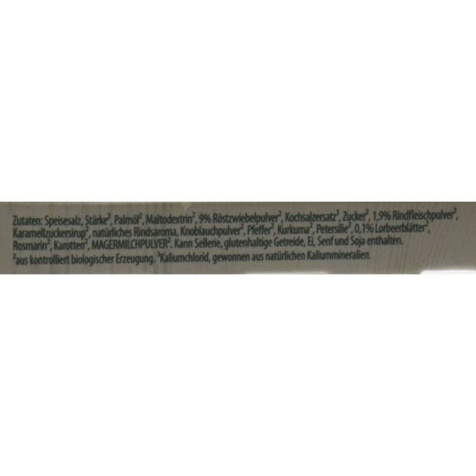 BIO Bouillon Rind, 60g von Knorr