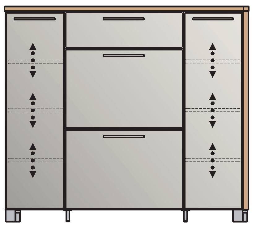 VOSS Schuhschrank SANTINA