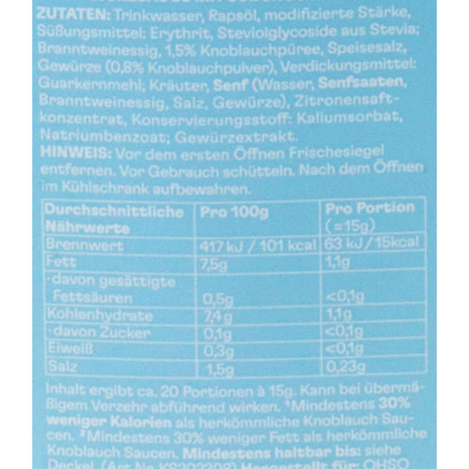 Knofi Sauce , 300ml von hello taste