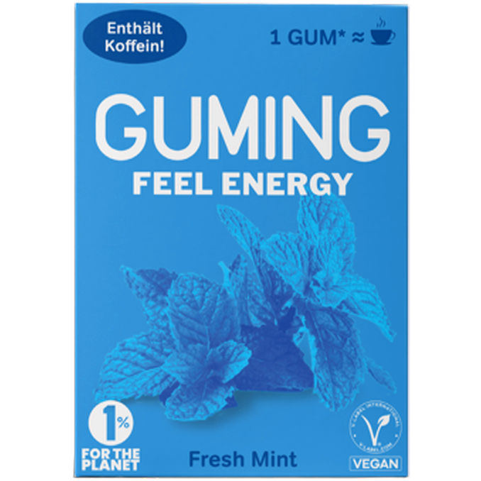 Energy Kaugummi Fresh Mint, 24g von GUMING