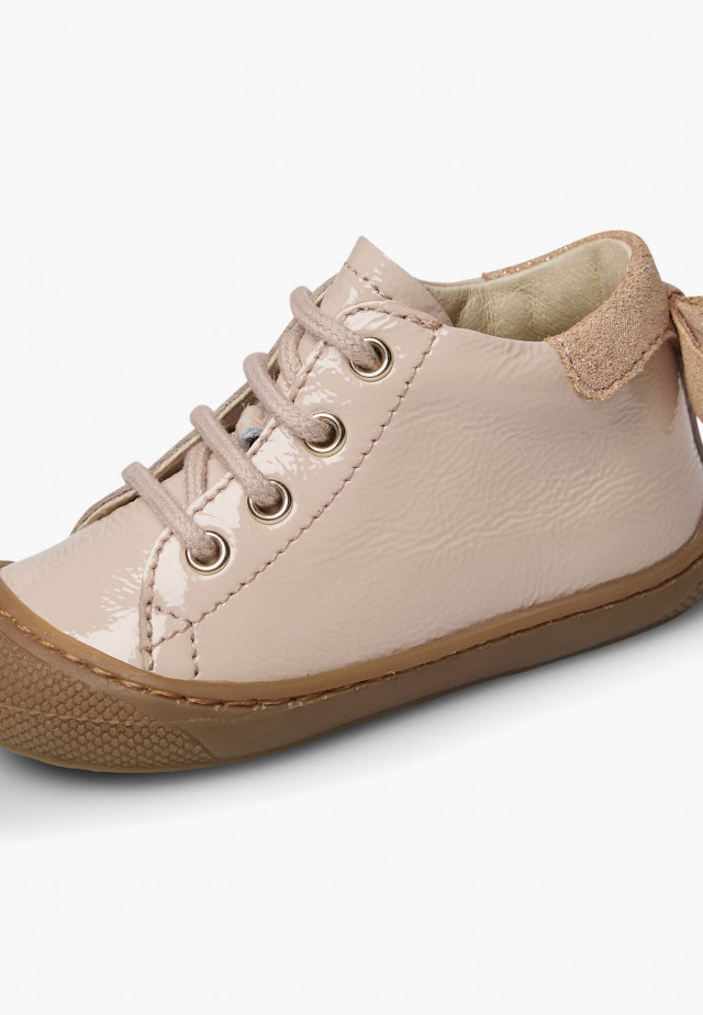 NATURINO CALLINOSLauflernschuhe aus Lackleder, Rosa