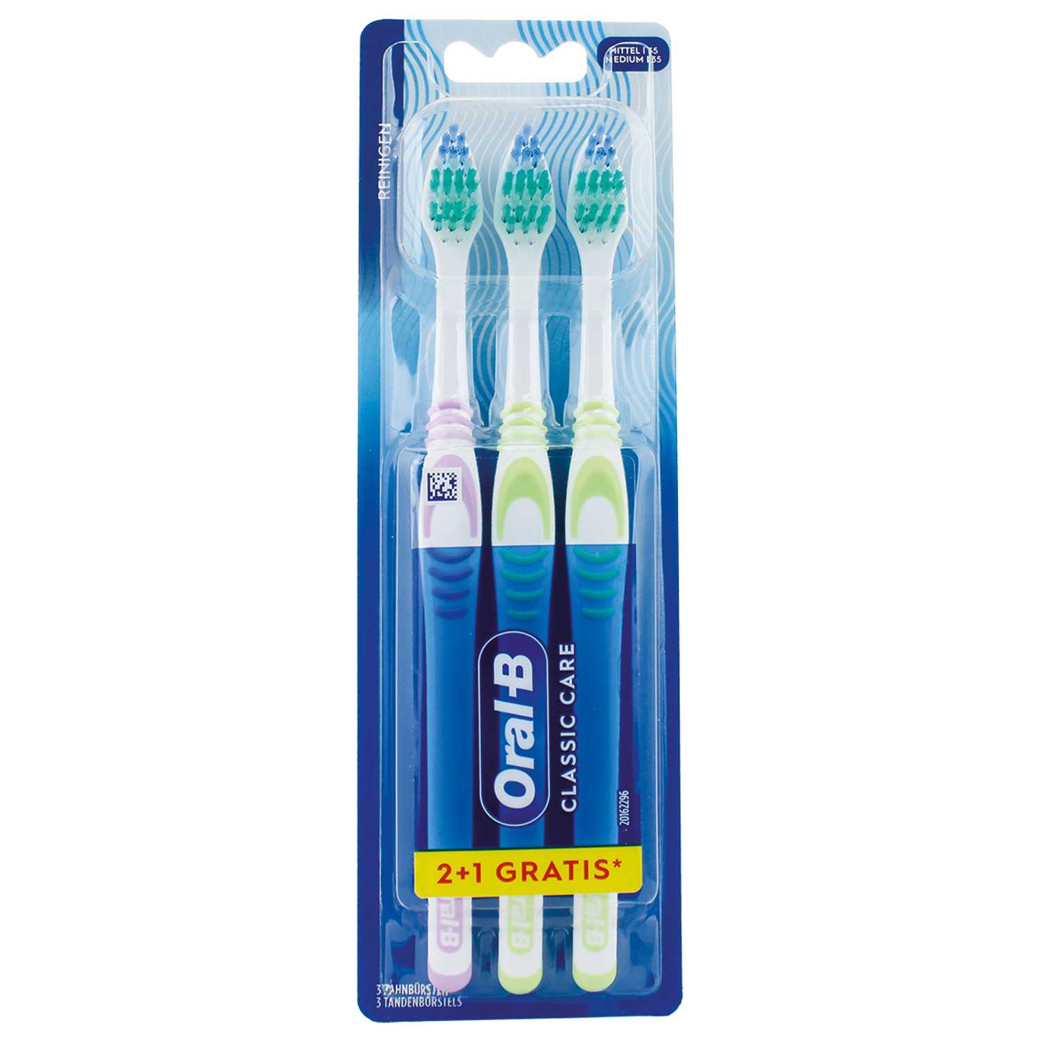 Oral-B Zahnbürste Classic 35Medium 2+1