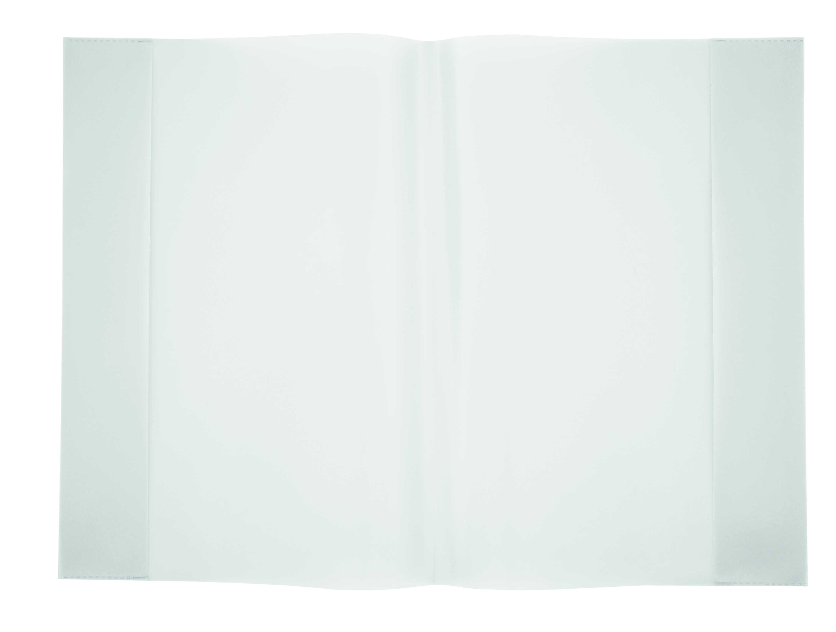 Heftumschlag DIN A4 farblos transparent
