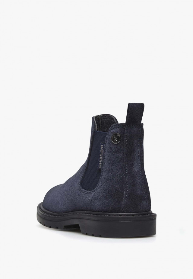 NATURINO PICCADILLYChelsea-Boots aus Veloursleder, Blau