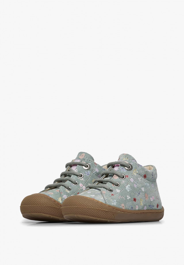 NATURINO COCOONLauflernschuhe aus Veloursleder, Salbei