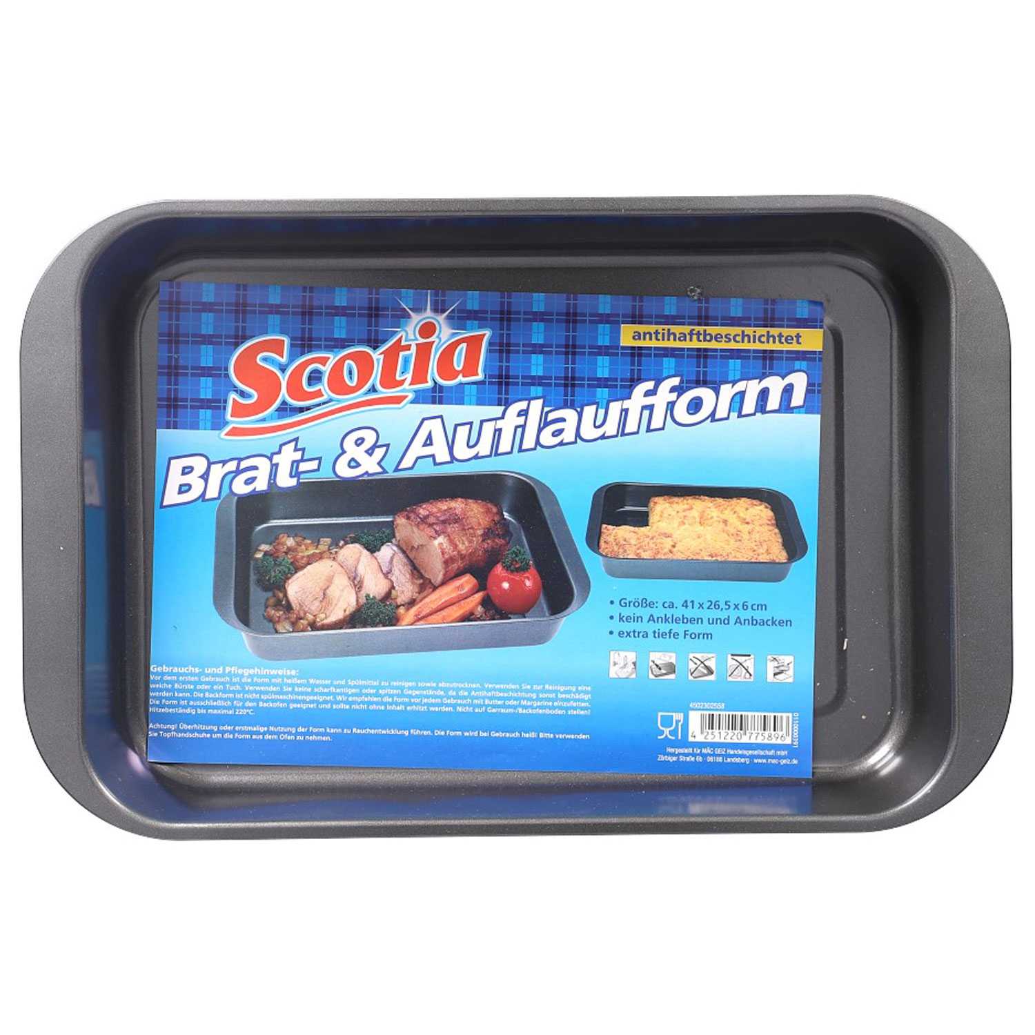 Scotia Brat- /Auflaufform Scotia, ca. 41x26x6cm