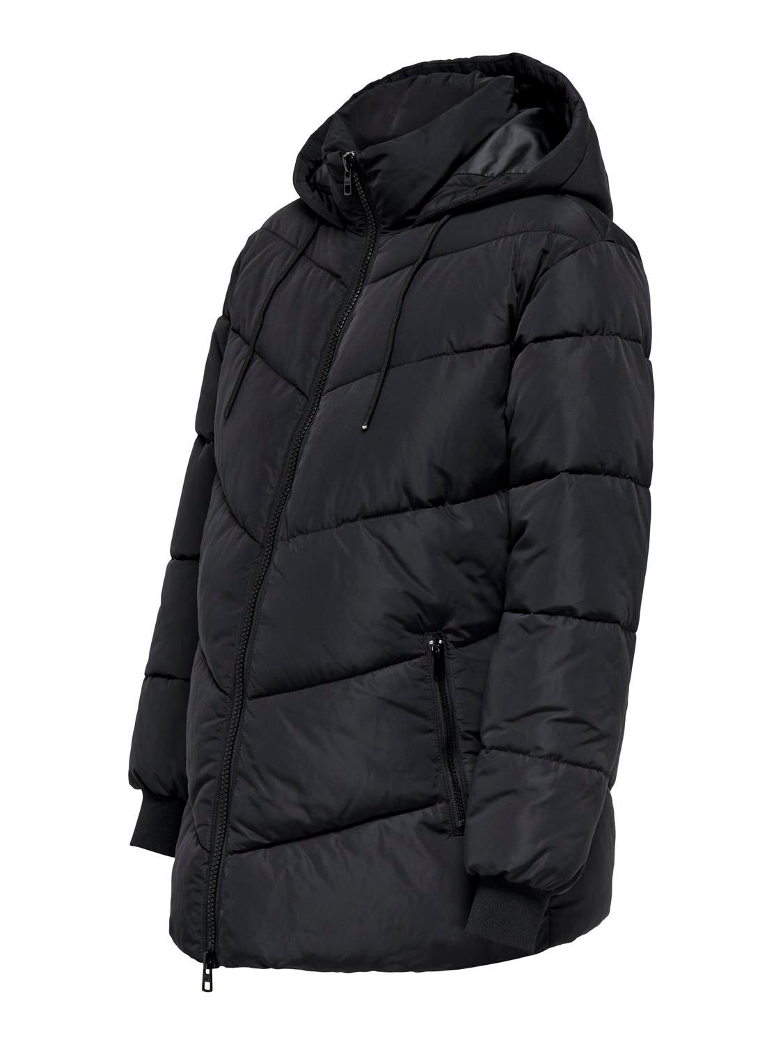 OLMADDIE Steppmantel Black